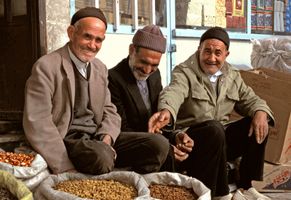Nusshändler, Iran Reise