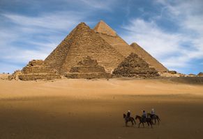 Pyramiden von Gizeh, Ägypten Reise