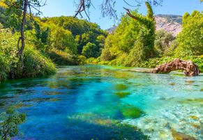 Quelle ‚Blaue Auge‘ bei Saranda, Albanien