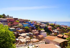 Die kontrastreiche Agglomeration Valparaiso