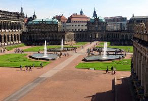 Der berühmte Zwinger in Dresden
