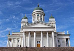 Ein Wahrzeichen Helsinkis, der Dom