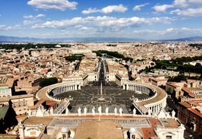 Der Vatikan aus der Vogelperspektive