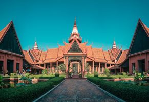 Nationalmuseum in Phnom Penh, Kambodscha