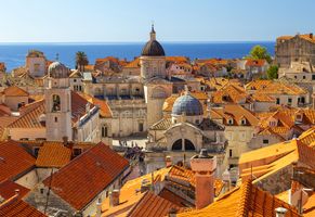 Die roten Dächer der Dubrovniker Altstadt