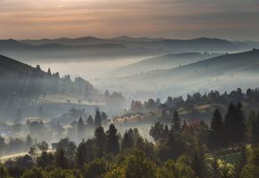 Landschaft in der Bukowina