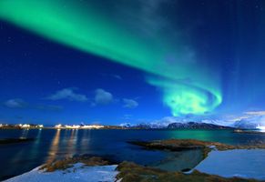 Aurora Borealis bei Tromsø 