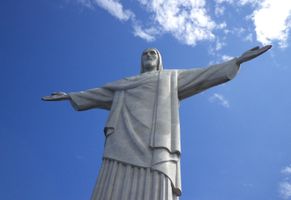 Die monumentale Christusstatue auf dem Corcovado, Cristo Redentor