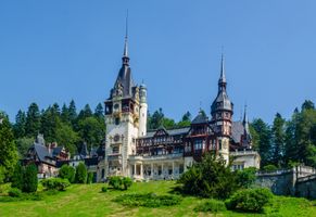 Schloss bei Sinaia, Rumänien Reise