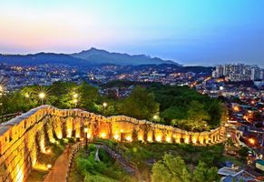 Seoul Stadtmauer, Südkorea Reise