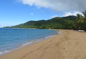 Strand auf Guadeloupe, Karibik Reise