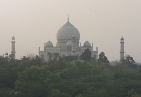 Taj Mahal in der Morgenstunde, Indien Reise
