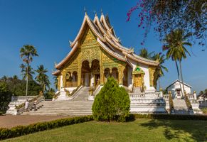 Tempel, Laos Reise