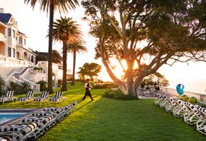 Das elegante Boutique-Hotel bietet einen spektakulären Panoramablick über das Meer: The Ellerman House