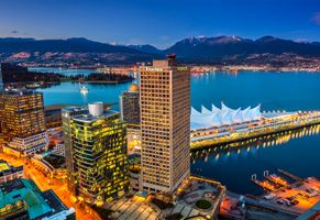 Vancouver bei Nacht