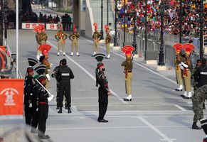 Wagah-Grenzzeremonie, Lahore