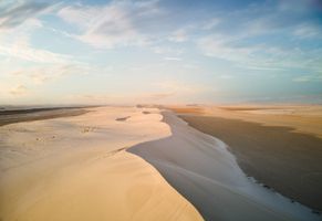 Wüstenlandschaft in Katar