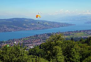 Zürichsee aus der Vogelperspektive