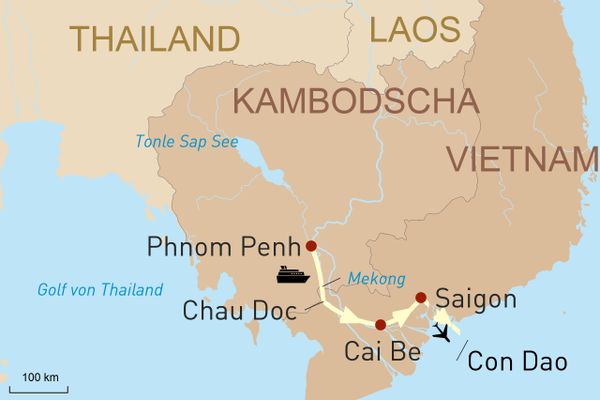 Kambodscha und Vietnam mit Flusskreuzfahrt und Inselparadies 