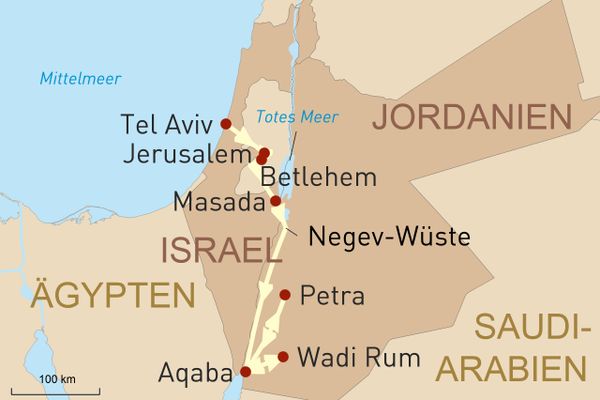 Zwischen Negev-Wüste und Jordan-Quelle