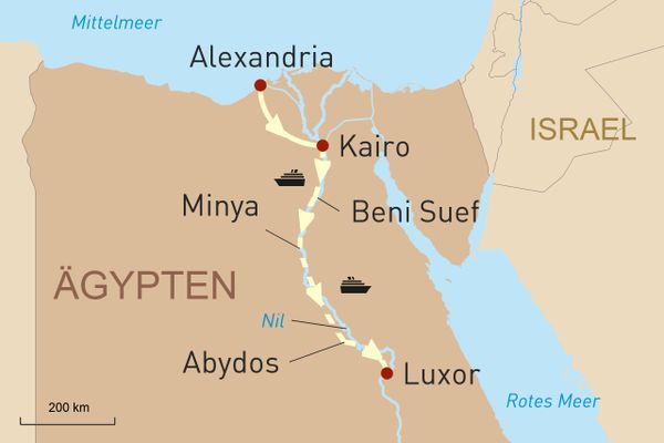 Auf dem Nil durch das Land der Pharaonen