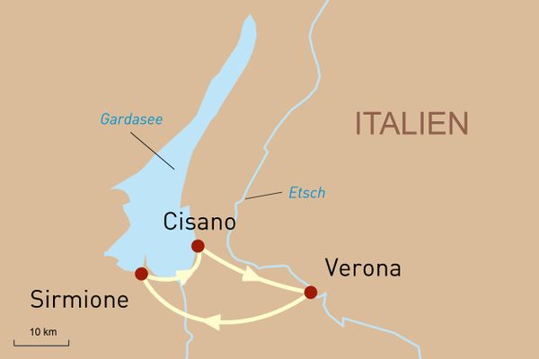 Drei perfekte Tage in Verona & am Gardasee Reiseverlauf