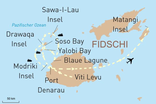 Südsee-Magie und Kreuzfahrt zu den Fidschi-Inseln