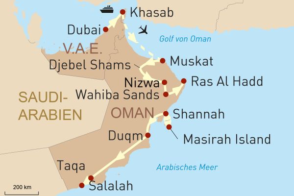 Oman Intensiv – durch das Landesinnere bis nach Salalah