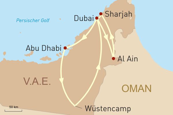Abu Dhabi & Dubai Reise - Zwischen Wüste und Wolkenkratzern