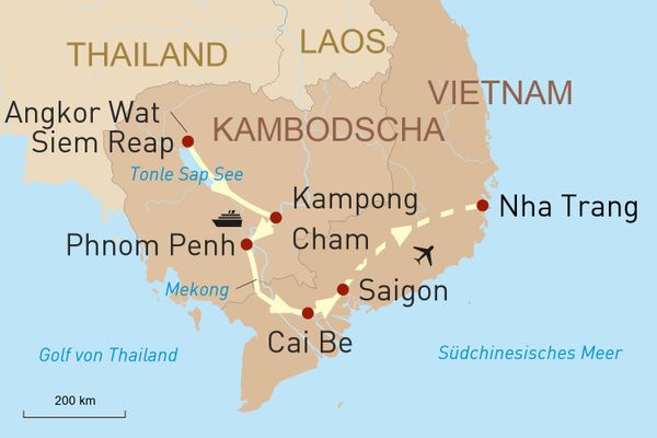 Angkor Wat, Mekong-Kreuzfahrt mit Heritage Line & Erholung an Vietnams Küste