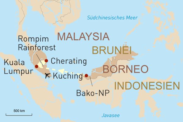 Reise für Familien nach Malaysia und Borneo