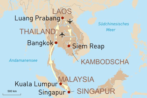 Colonial Cocktails - Singapur, Malaysia, Thailand, Laos & Kambodscha