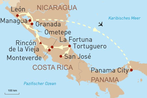 Costa Rica, Nicaragua & Panama: Naturwunder & Kulturschätze Mittelamerikas