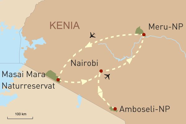 Exklusives Safariabenteuer in Kenia