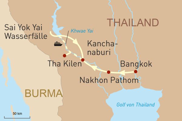 Entdeckungen auf dem River Kwai