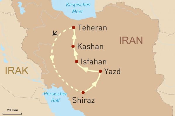 Reise zu den Höhepunkten Irans