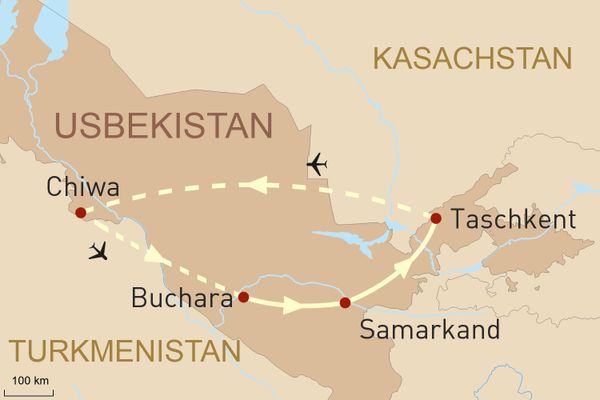 Reise Seidenstraße: Höhepunkte Usbekistans