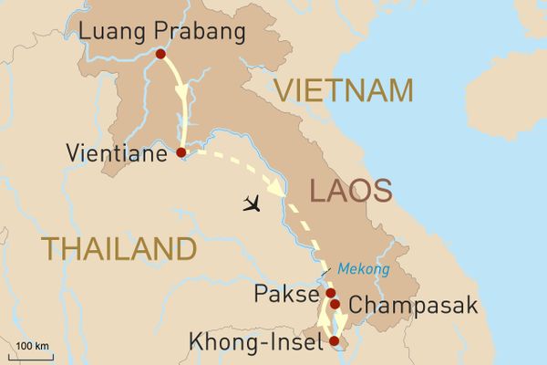 Höhepunkte von Laos