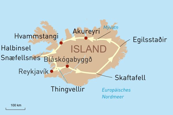 Island mit dem Mietwagen entdecken