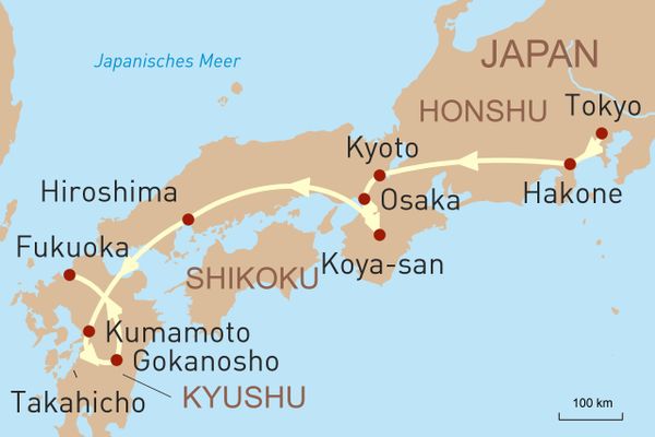 Japan per Bahn