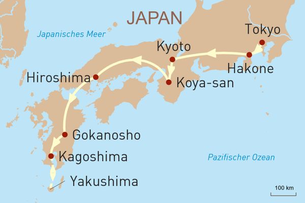 Japans Höhepunkte & Naturerlebnis Yakushima