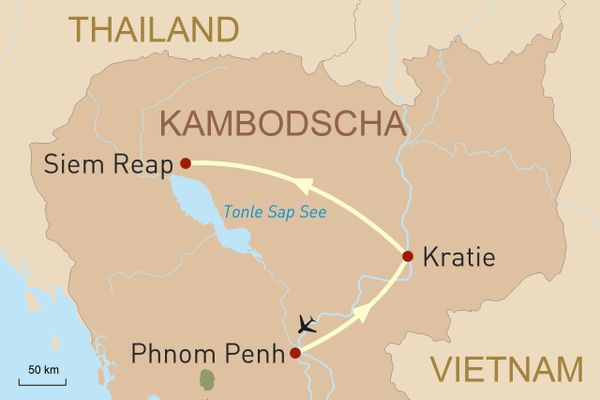 Begegnungen am Mekong - Reiseverlauf