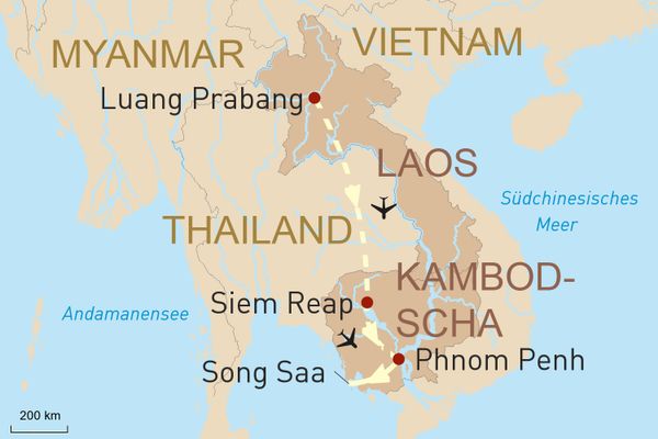Laos und Kambodscha luxuriös erleben