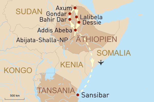 Kulturschätze Äthiopiens und Erholung auf Sansibar
