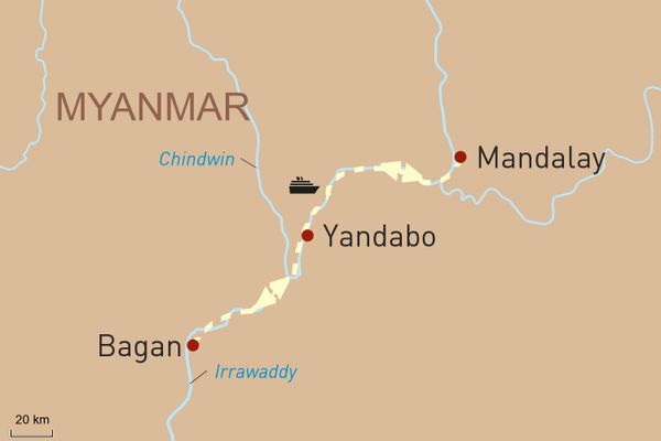 Kurzkreuzfahrt mit RV Pandaw zwischen Bagan und Mandalay