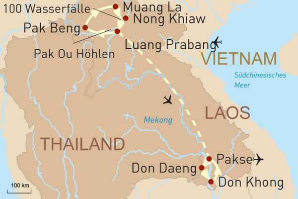 Laos Aktiv Reise