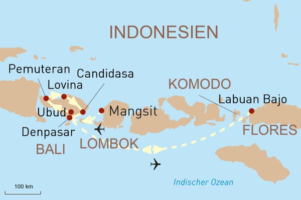 Lombok, Bali und Flores - Ungleiche Schwestern im Inselreich