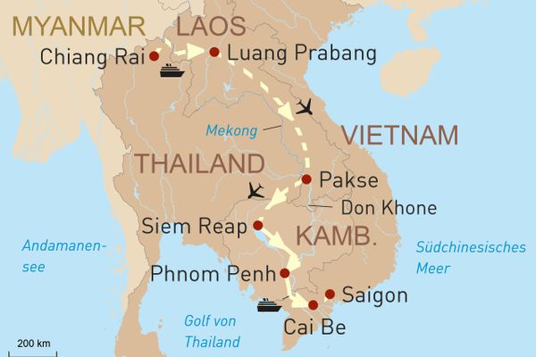 Mekong komplett - Vom Goldenen Dreieck bis zum Delta