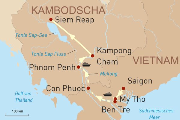 Mekong Süd luxoriös mit Pandaw