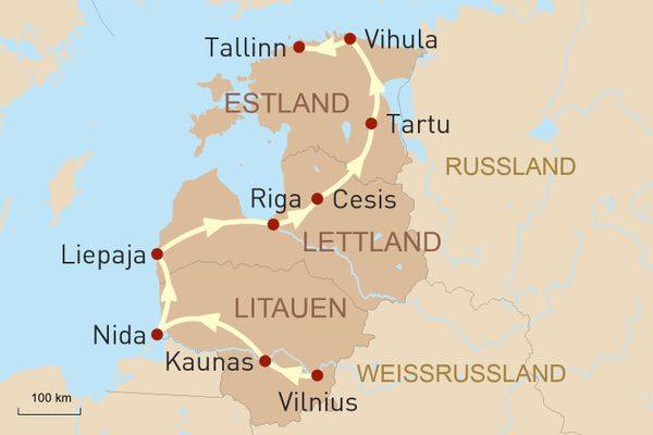 Mietwagenreise Baltikum
